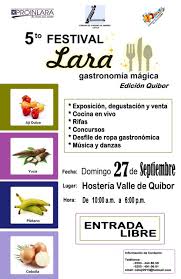 Todo listo para el 5to Festival Lara Gastronomía Mágica en Quíbor