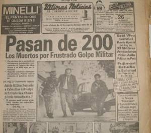 Más de 200 muertos por el golpista de Chávez… Al ciudadano Cabello se le olvidó esto