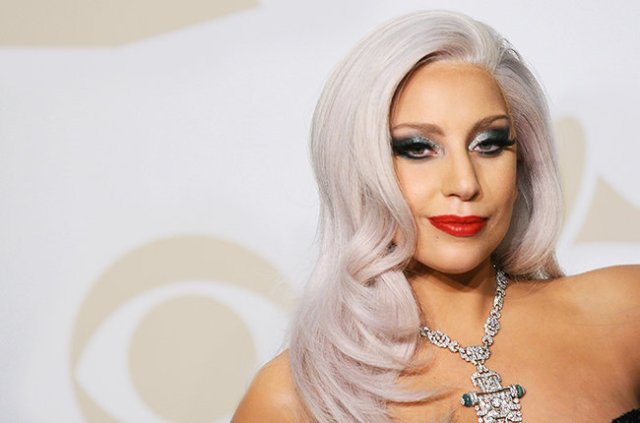 LOS ANGELES, CA - FEBRUARY 08:  Lady Gaga poses in the press room at the 57th GRAMMY Awards at Staples Center on February 8, 2015 in Los Angeles, California.  (Photo by Jason LaVeris/FilmMagic)