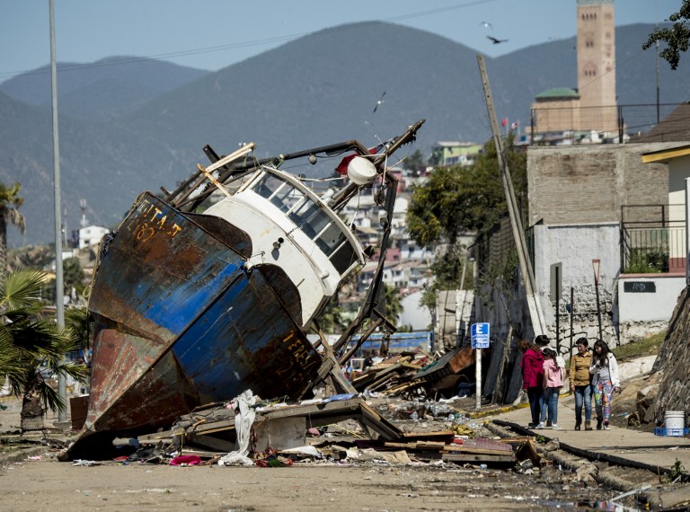 Se eleva a 13 el saldo de muertos en Chile por terremoto