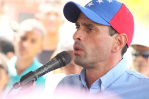 Capriles: Nuestro pueblo quiere cambio y reclama abrir nuevos caminos