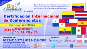 Regresa a Caracas la Certificación Internacional de Conferencistas de Big Conference