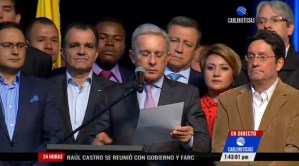 Centro Democrático colombiano rechaza acuerdo con las Farc