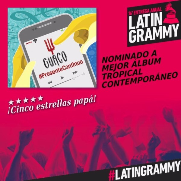 FOTO LATIN GRAMMY GUACO