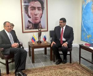 Maduro se reunió con el canciller ruso en Nueva York (fotos)