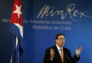 Canciller cubano: No habrá normalización de las relaciones Cuba-EEUU mientras siga el bloqueo