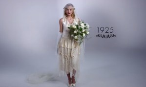 100 años de vestidos de novia en 3 minutos (Video)