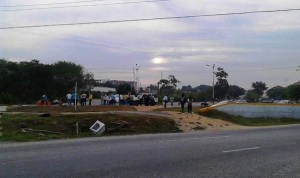 Protestan en Charallave por falta de agua