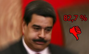 En 82,7 % se ubica rechazo a gestión de Maduro: 51,2 % entre oficialistas (encuesta Hercon)
