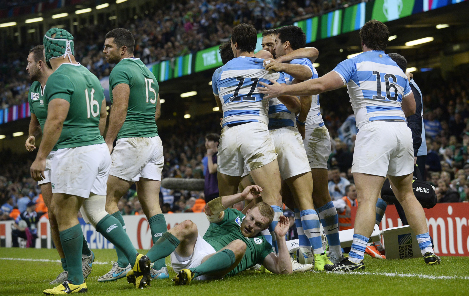 Mundial de Rugby: Pumas argentinos ganan a Irlanda y alcanzan segundas de su historia - LaPatilla.com