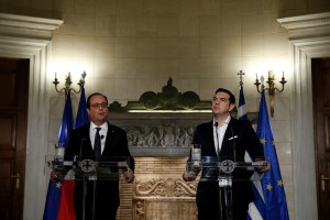 Hollande afirma que Francia cooperará con Grecia para aplicación de reformas