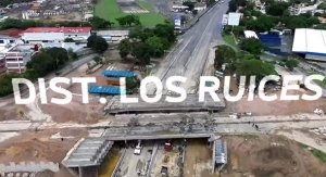 IMPRESIONANTE: La implosión del distribuidor de Los Ruices vista desde un drone (VIDEO)