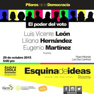 Esquina de Ideas presenta esta semana “Pilares de la Democracia” sobre el poder del voto en Venezuela