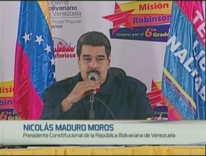 Maduro anuncia 30 % de aumento salarial para todas las tablas del sector educativo