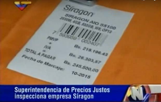 Sundde inspeccionó a la empresa venezolana Síragon: ¿Una computadora en Bs. 245.000 es precio justo?