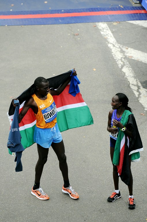 Kenianos dominan el Maratón de Nueva York