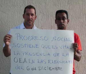 Progreso Social sostiene que es vital la presencia de la OEA en las parlamentarias