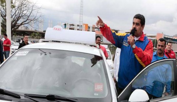 Nicolás-Maduro-taxis