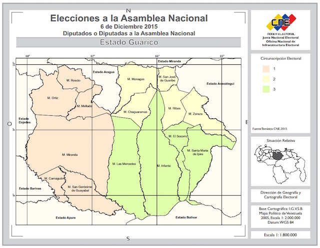 REGIÓN LOS LLANOS: Conoce los tarjetones para las elecciones parlamentarias
