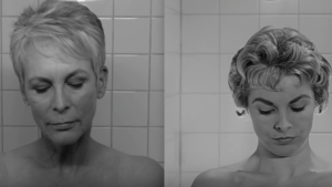 55 años después recrea la famosa escena de “Psicosis” protagonizada por su mamá (Video)
