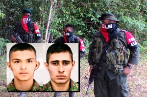 ELN liberó a los dos soldados secuestrados en Colombia