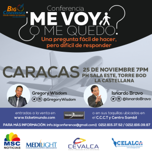 Gira “Me voy o me Quedo” cierra en Caracas el 25 de noviembre