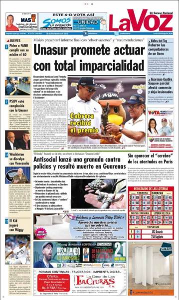 PORTADA LA VOZ