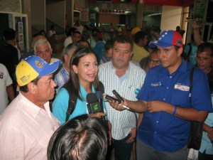 María Corina Machado llegó a Táchira