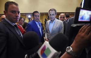 Zapatero, Torrijos y Fernández, mediadores en crisis de Venezuela, se reunieron en Santo Domingo