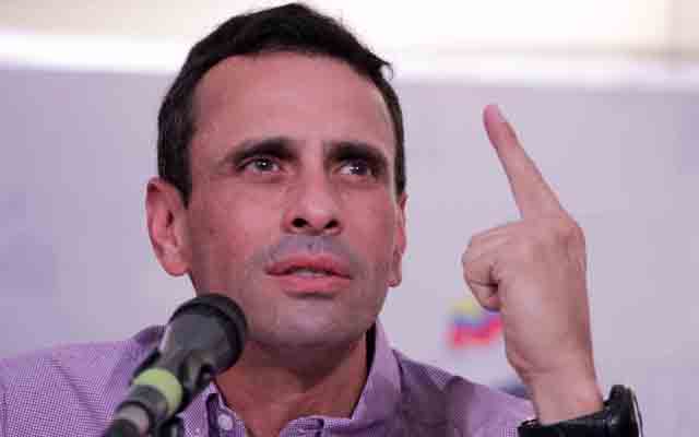 Capriles: Si el deseo de Maduro es la confrontación política y no cambia, habrá que cambiar de Gobierno