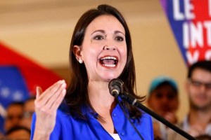 María Corina Machado: Me enteré por televisión de que algunos partidos de la oposición aceptan iniciar un diálogo