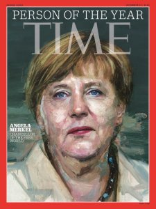 Angela Merkel elegida personaje del año 2015 por revista Time