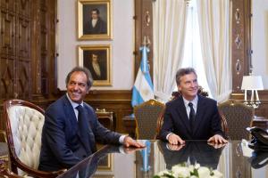 Mauricio Macri se reúne con Sciole en espíritu de diálogo