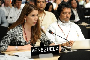 Designada del régimen ante la UE critica uso de Venezuela en campaña electoral en España