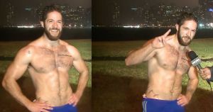 ¡Es súper sexy! Ethan Renoe, el corredor sin camisa que se volvió viral (FOTOS)