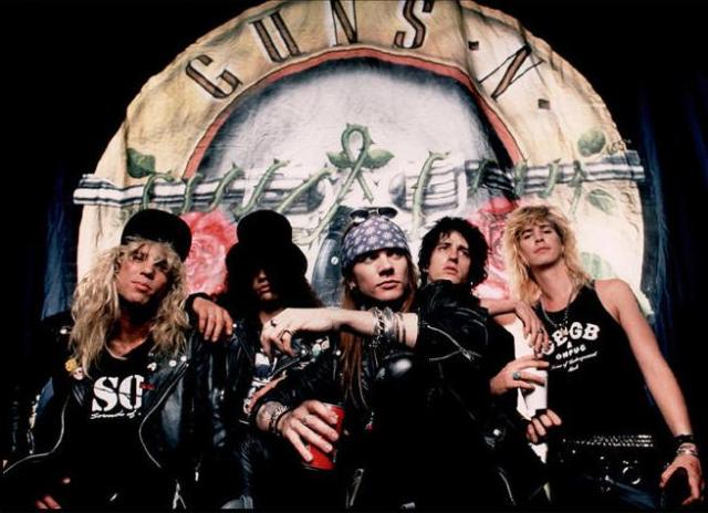 Integrantes originales de la banda Guns N' Roses