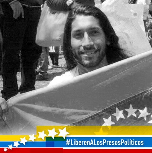 Renzo Prieto preso político, 1 año 238 días tras las rejas