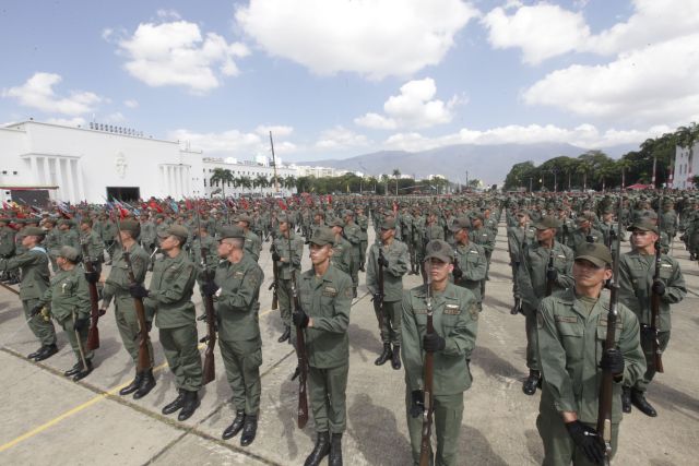 Integrantes de la Fuerza Armada Nacional Bolivariana. Foto: AVN