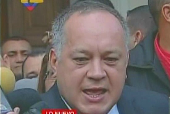 Diosdado Cabello sale del hemiciclo y con este carácter respondió a periodistas (Video)
