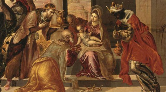 La adoración de El Greco
