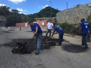 Arrancó plan de asfaltado en El Hatillo