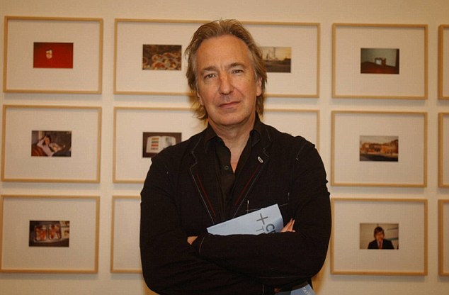 Photographic Exhibition held at Tate Mordern. Pic shows Alan Rickman Picture Steve Waters