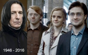 Harry, Ron y Hermione se pronuncian por la muerte de Alan Rickman “El Profesor Snape”