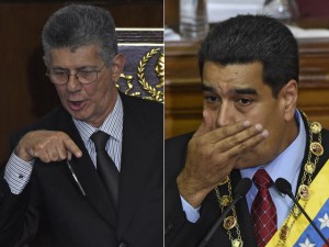 ¡Oh por Dios!… Ramos Allup vs Maduro resumidos en un par de FOTOS (lo que fue y lo que vino)
