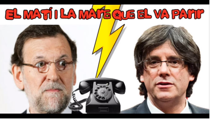 Rajoy pensó que hablaba con el presidente regional de Cataluña y era un imitador (audio)