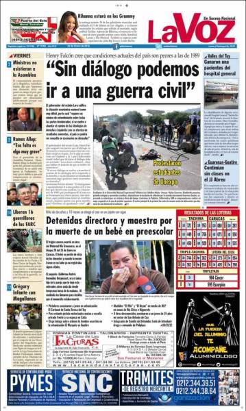 PORTADA LA VOZ