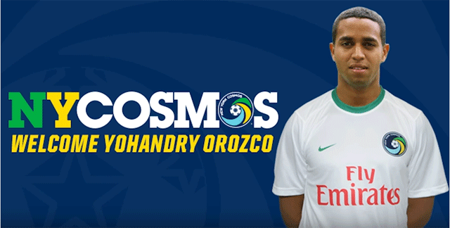 Yohandry Orozco jugará con Arango en el Cosmos de Nueva York (Video)