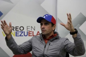Capriles: Pedimos al CNE establecer formato para recoger 1% de las firmas para el revocatorio