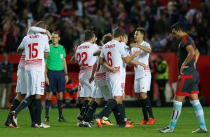 El Sevilla goleó al Celta y se acerca a la final de la Copa del Rey