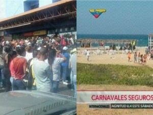 Cámaras de VTV desmienten al Gobierno sobre celebración del Carnaval en vivo (Video)